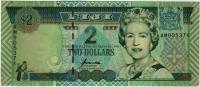 () Банкнота Фиджи 1996 год 2  ""   UNC